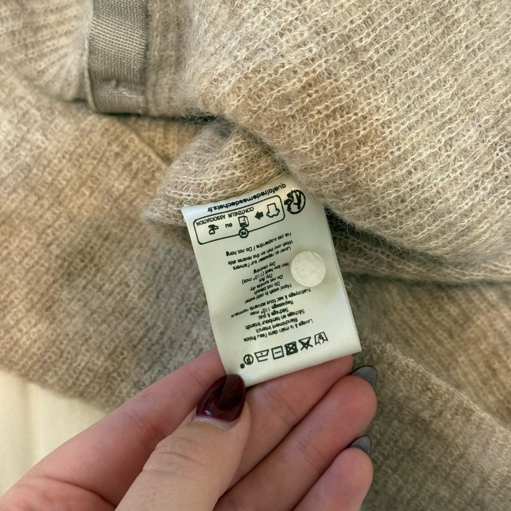 Sézane Gaspard Cardigan - Light Beige - Picture 7 of 7